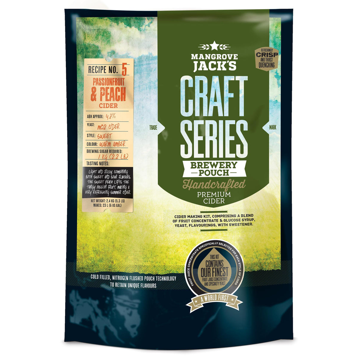 MJ Craft Series Peach  Passionfruit Cider - 24kg-1.jpg